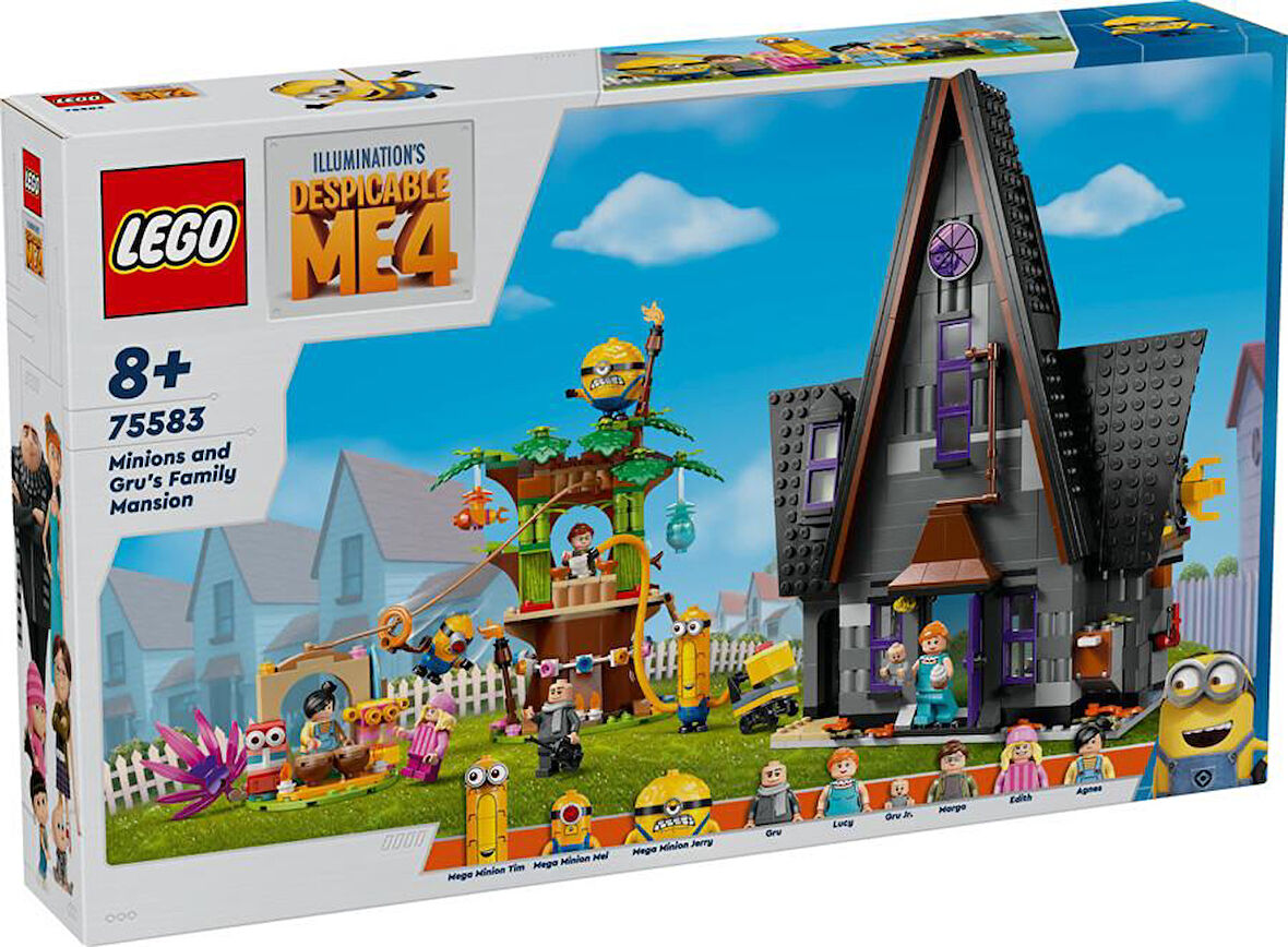 LEGO Minions 75583 Minions and Gru's Family Mansion