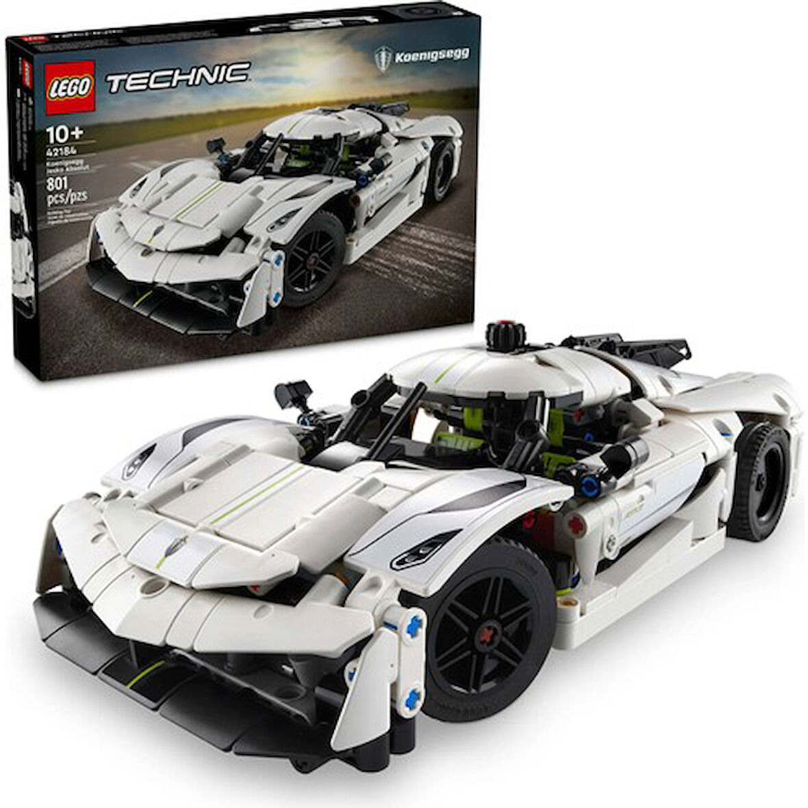 LEGO Technic - 42184 Koenigsegg Jesko Absolut White Hypercar (801 Parça)