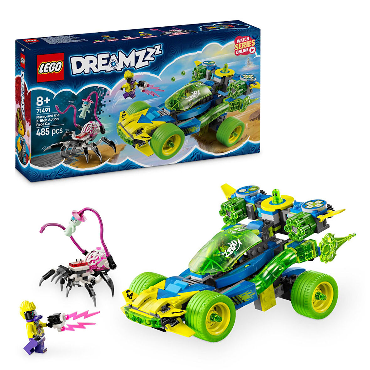 LEGO DREAMZzz Mateo ve Z Blob Aksiyon Yarış Arabası 71491