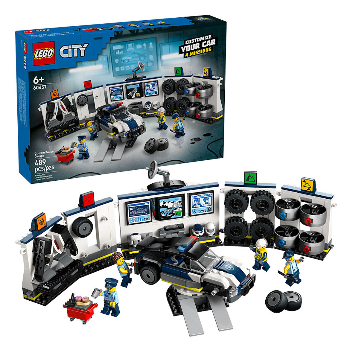 LEGO City Özel Polis Arabası Garajı 60457
