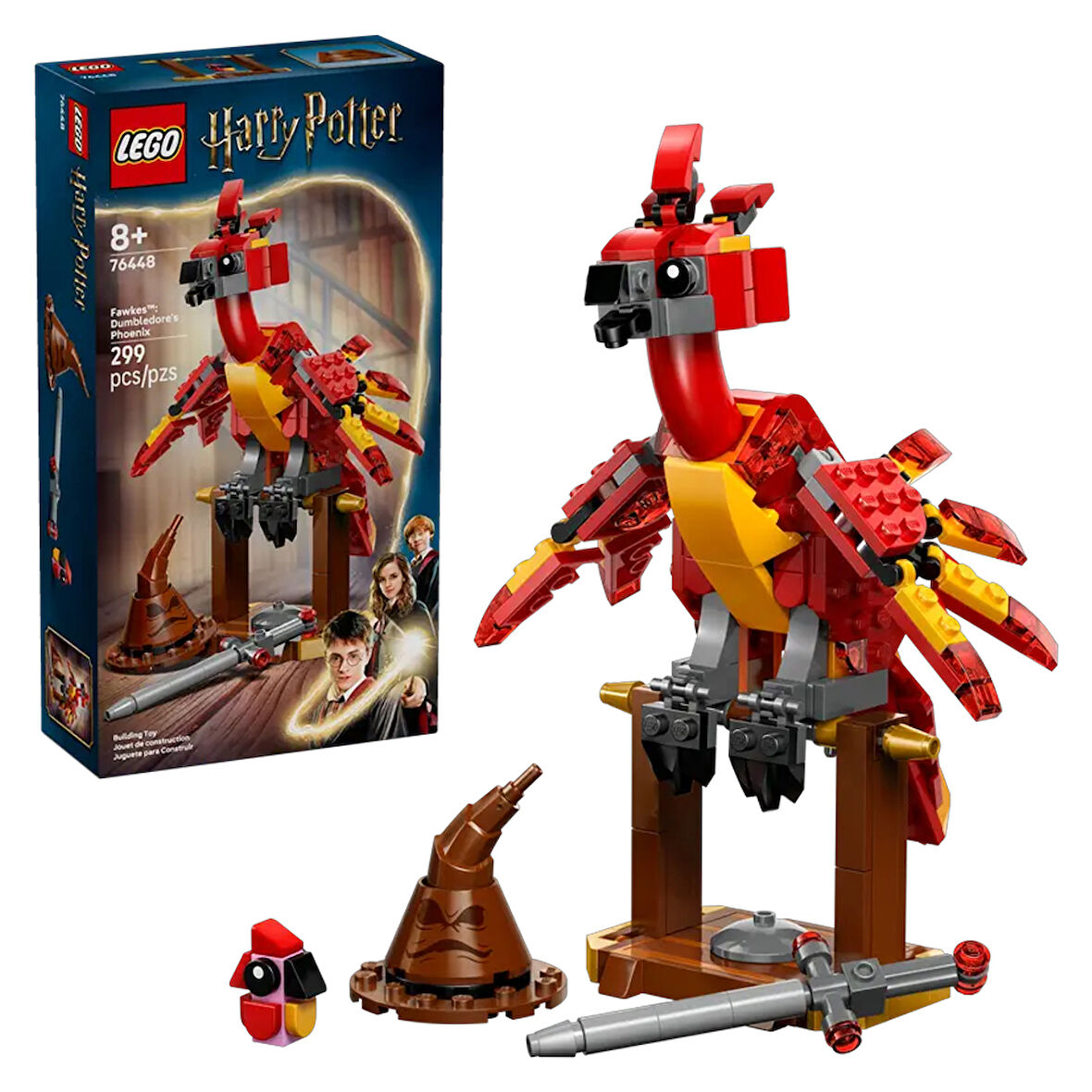 LEGO Harry Potter Fawkes Dumbledore un Anka Kuşu 76448