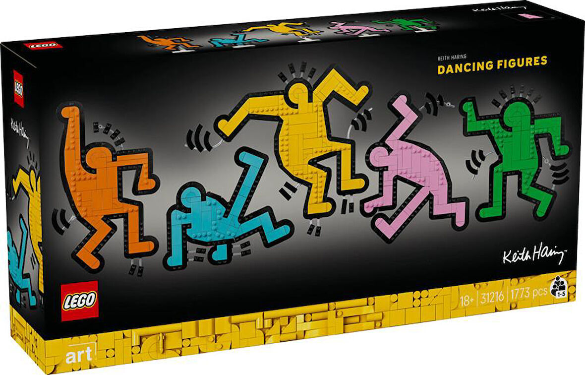 LEGO Art 31216 Keith Haring - Dancing Figures