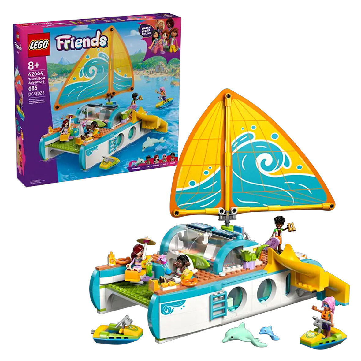 LEGO Friends Gezi Teknesi Macerası 42664