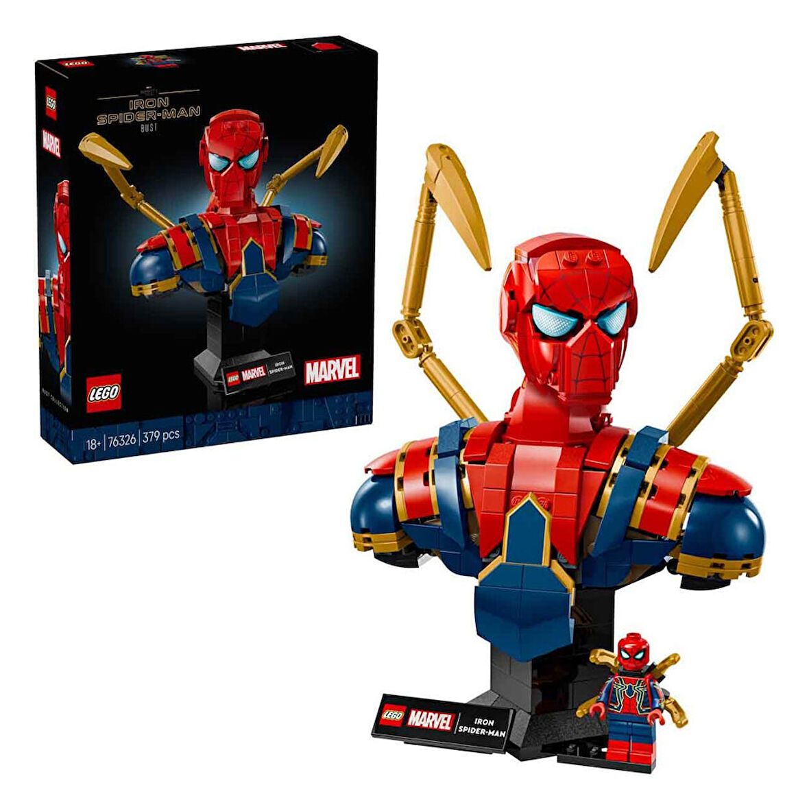 LEGO Marvel Iron Örümcek Adam Büstü 76326