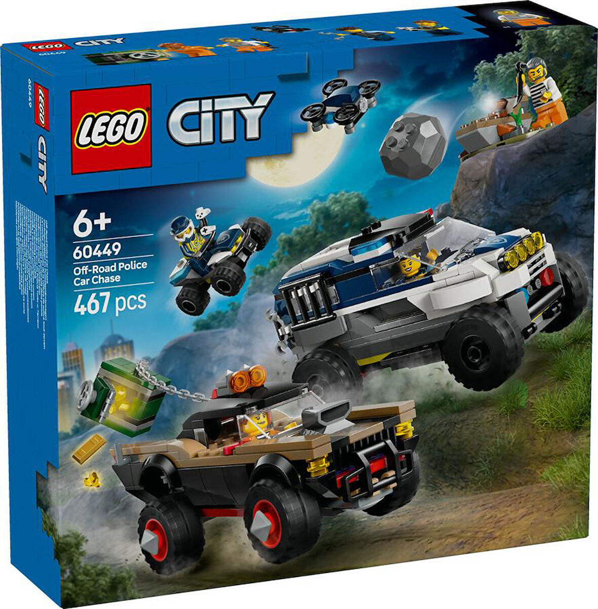 LEGO City 60449 Off-Road Police Car Chase