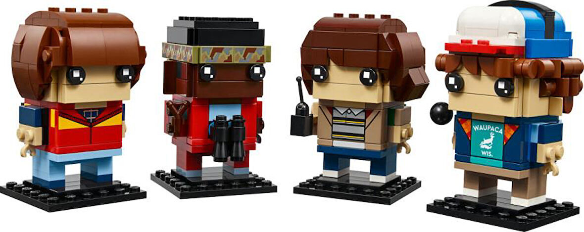 LEGO 40801  Stranger Things Mike, Dustin, Lucas ve Will Figürleri