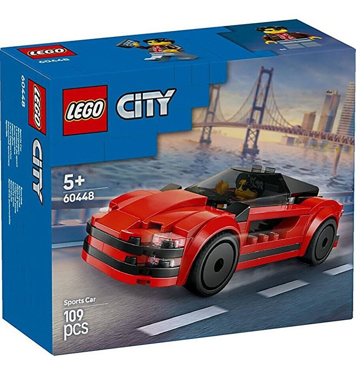 LEGO City Kırmızı Spor Araba 60448 (109 P)