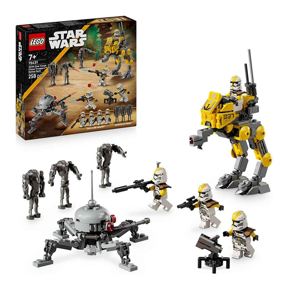 LEGO Star Wars 327. Star Corps Klon Trooper Savaş Paketi 75431
