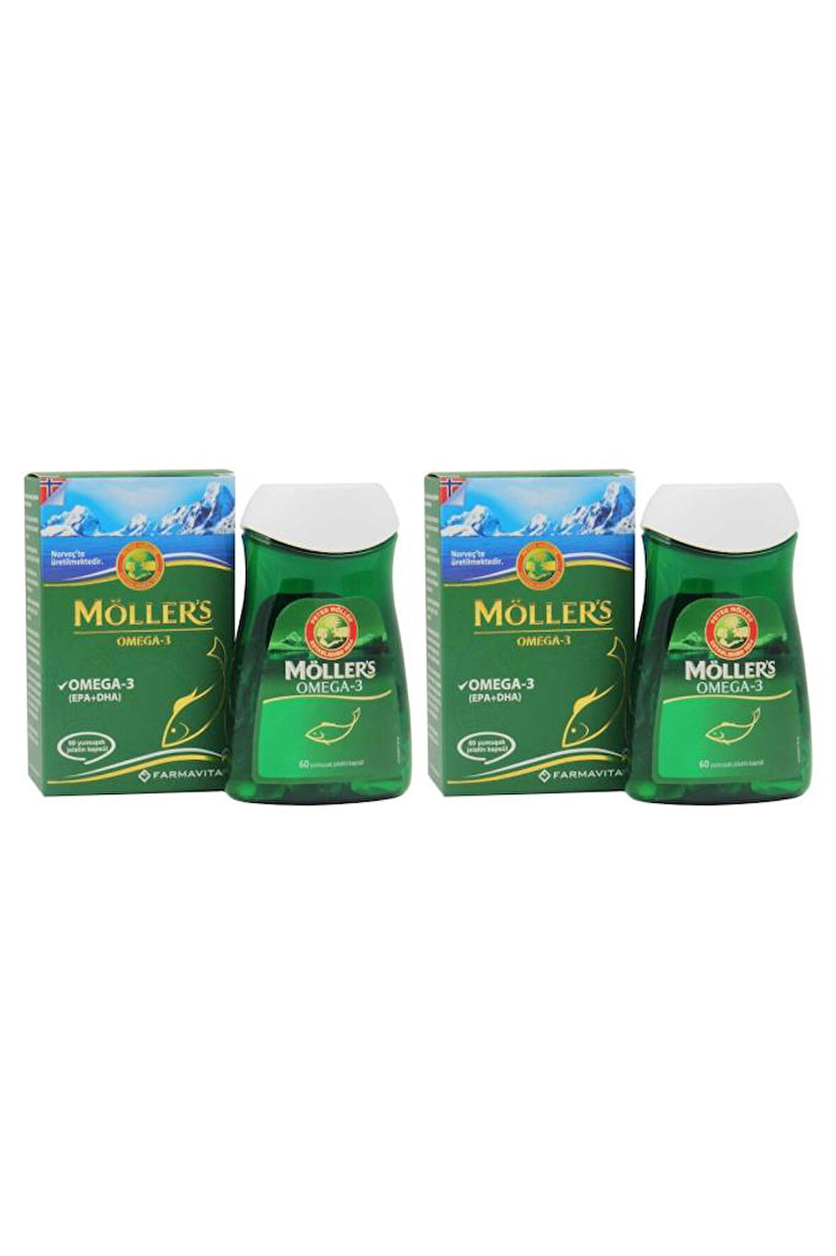 Möllers Omega 3 60 Kapsül - 2 ADET -SKT:11/2027