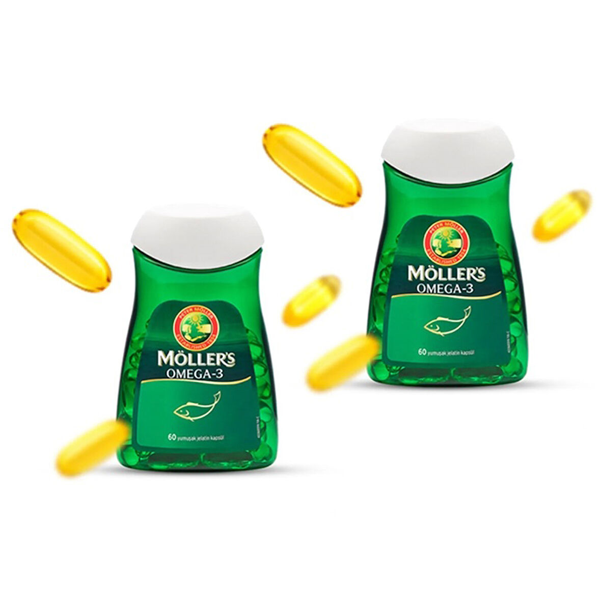 Möller's Omega-3 Balık Yağı 60 Kapsül 2 Adet