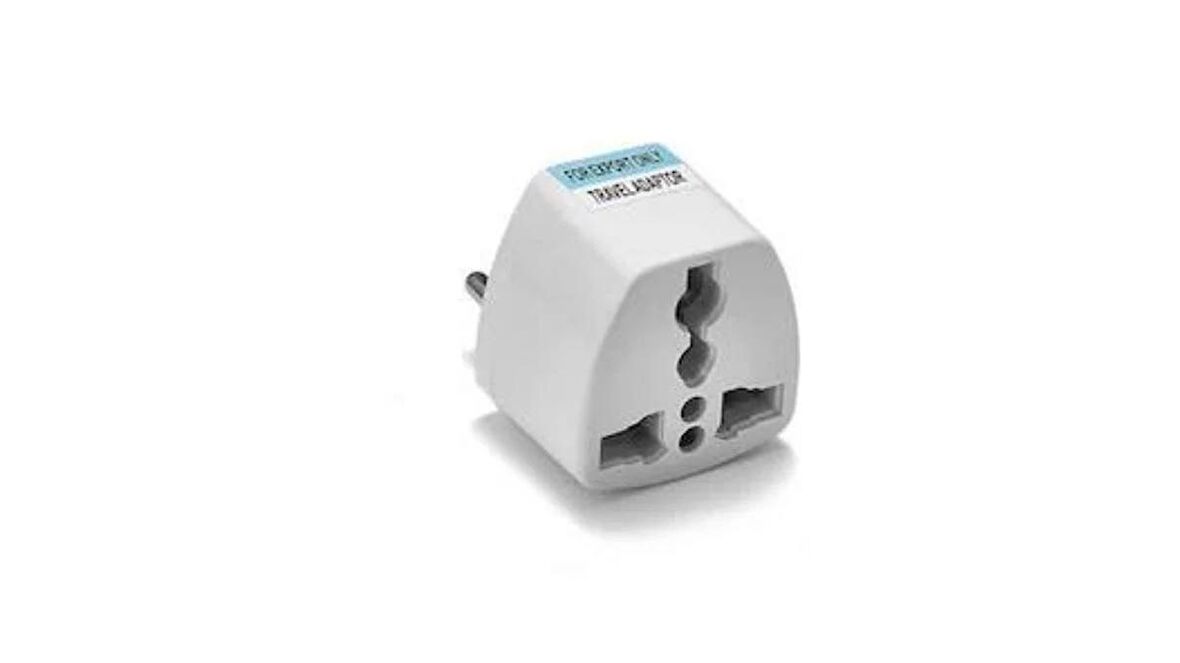Uluslararası Prizler Priz Çevirici Adaptör Avrupa Fiş Dönüştürücü 3,6X3,5X4,5Cm