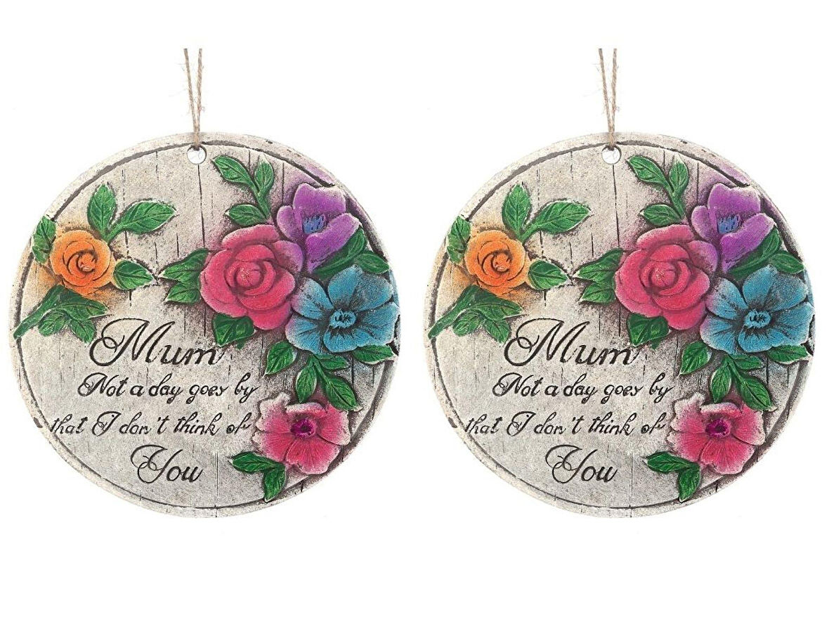 2 ADET ASILABİLİR BALKON VE BAHÇE SÜSÜ GELİNCİKLİ,ANNE TEMALI YUVARLAK 15X15X1,1CM DUVAR SÜSÜ,TAŞI BALKON,BAHÇE VE ODA DEKOR  HOŞGELDİNİZ TABLO,TABELA