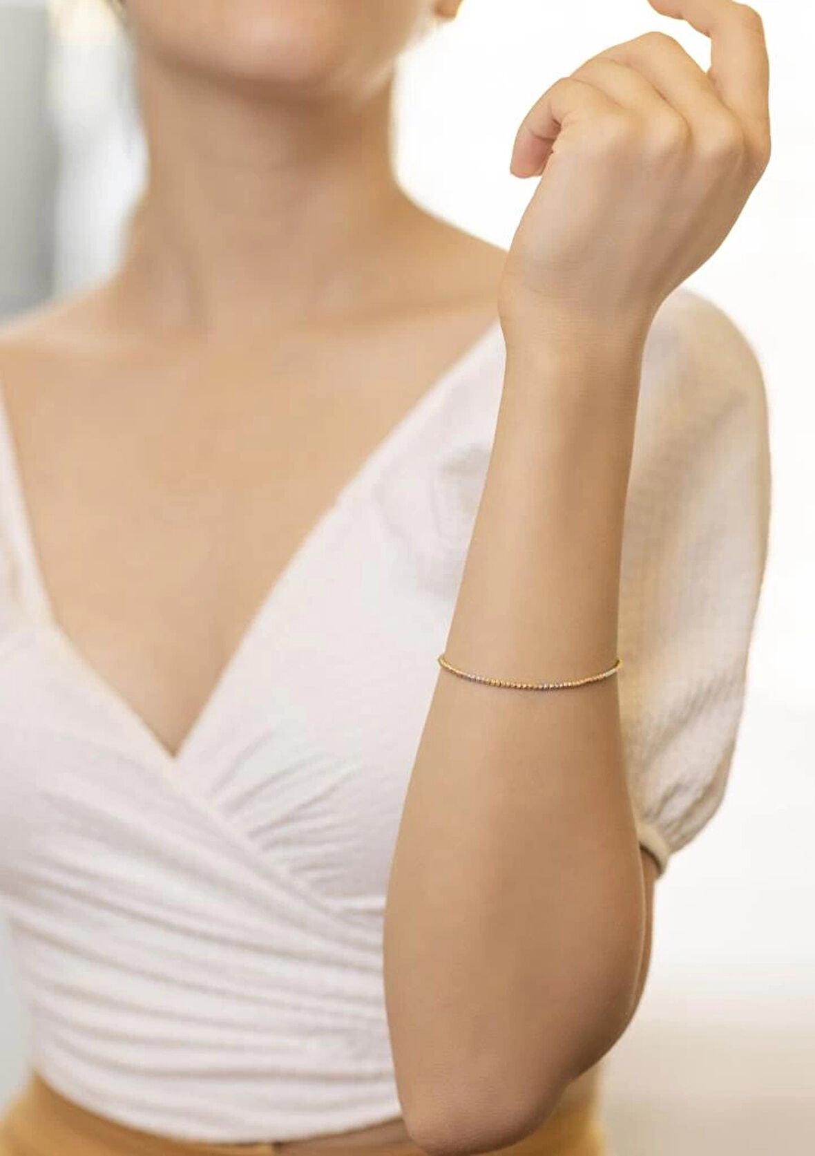 Yiğitbaşı Gold 14 Ayar Fancy Bileklik