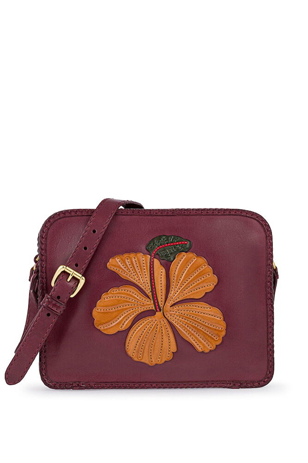 Gön Handmade Mor Kadın Çapraz Askılı Çanta Cem