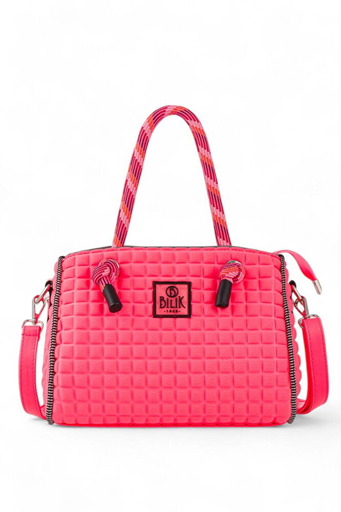 Bilik Deri Scuba Pembe Kadın El Çantası SPEEDY-M