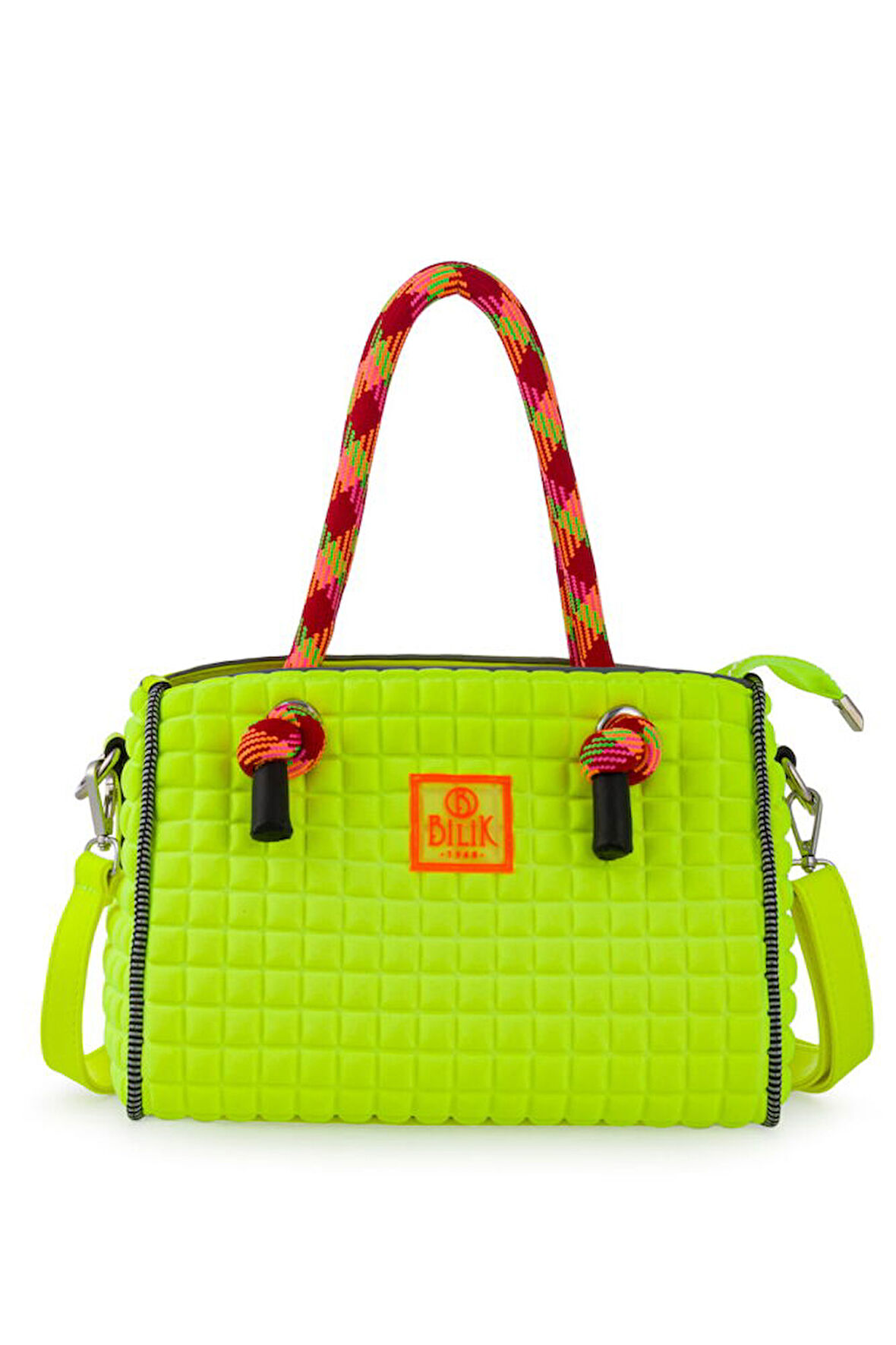 Bilik Deri Scuba Sarı Kadın El Çantası SPEEDY-M