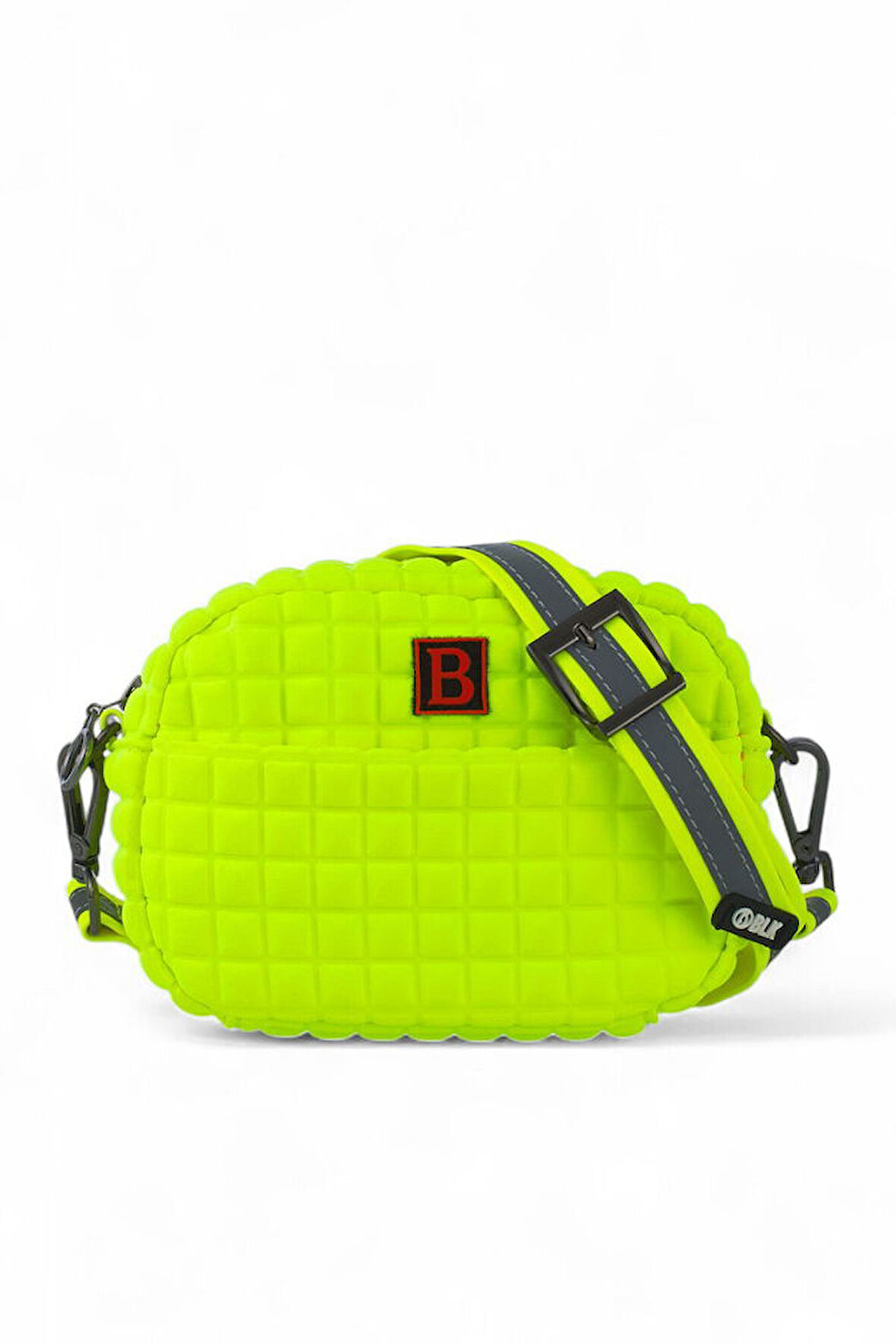 Bilik Deri Scuba Sarı Kadın Çapraz Askılı Çanta BALL