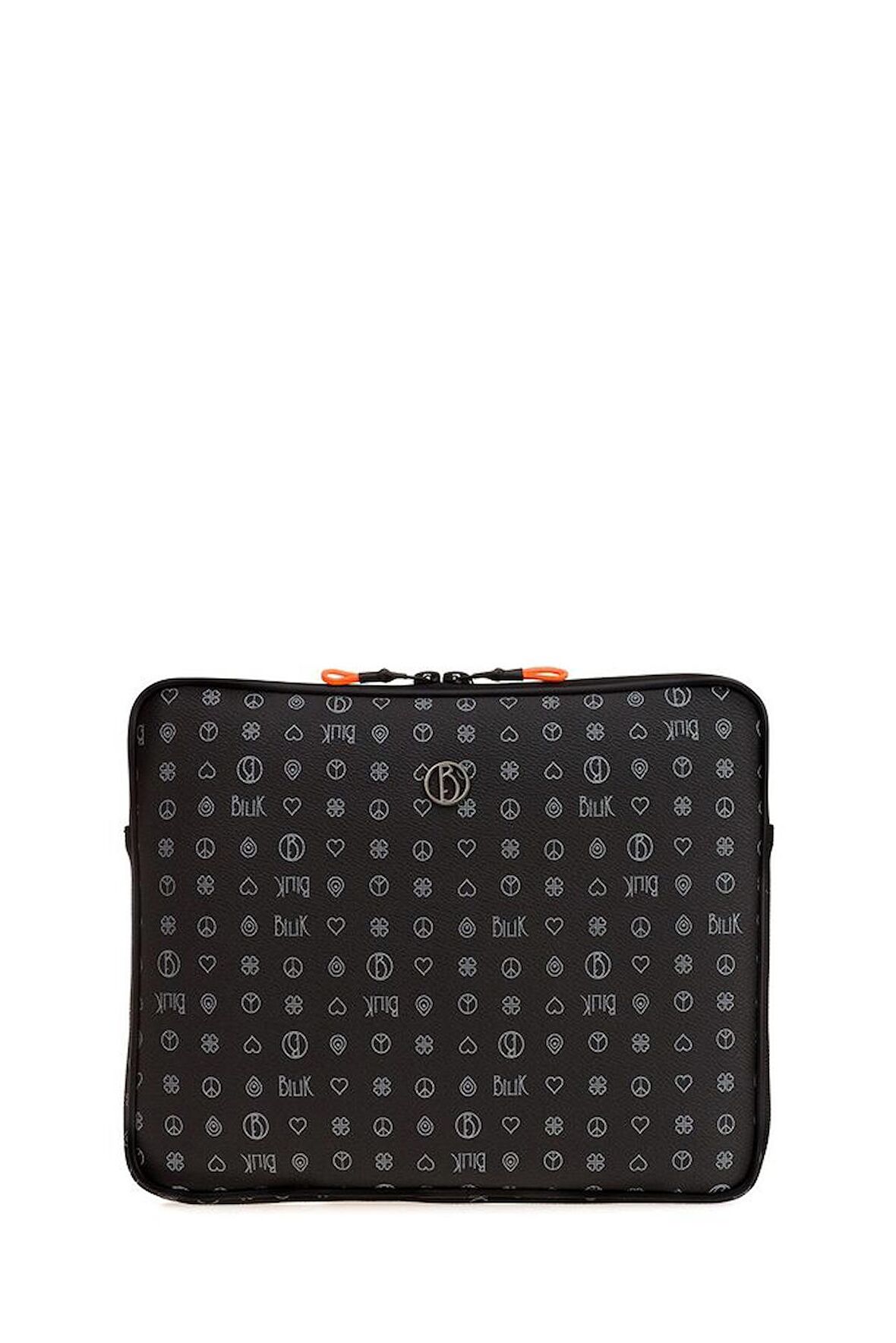 Bilik Deri Monogram Siyah Unisex Laptop & Evrak Çantası TABLET-MG 12"