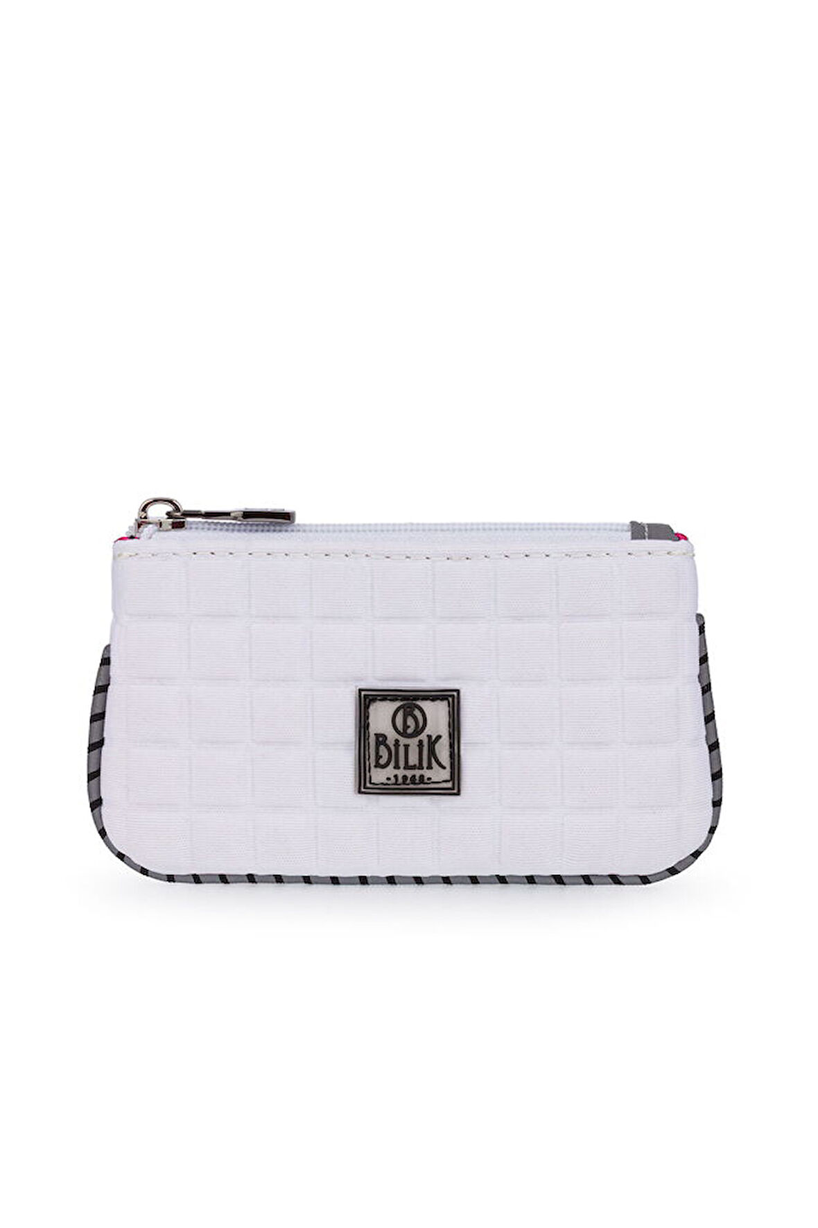 Bilik Deri Scuba Bozuk Paralık Beyaz Kadın Cüzdan ZİP