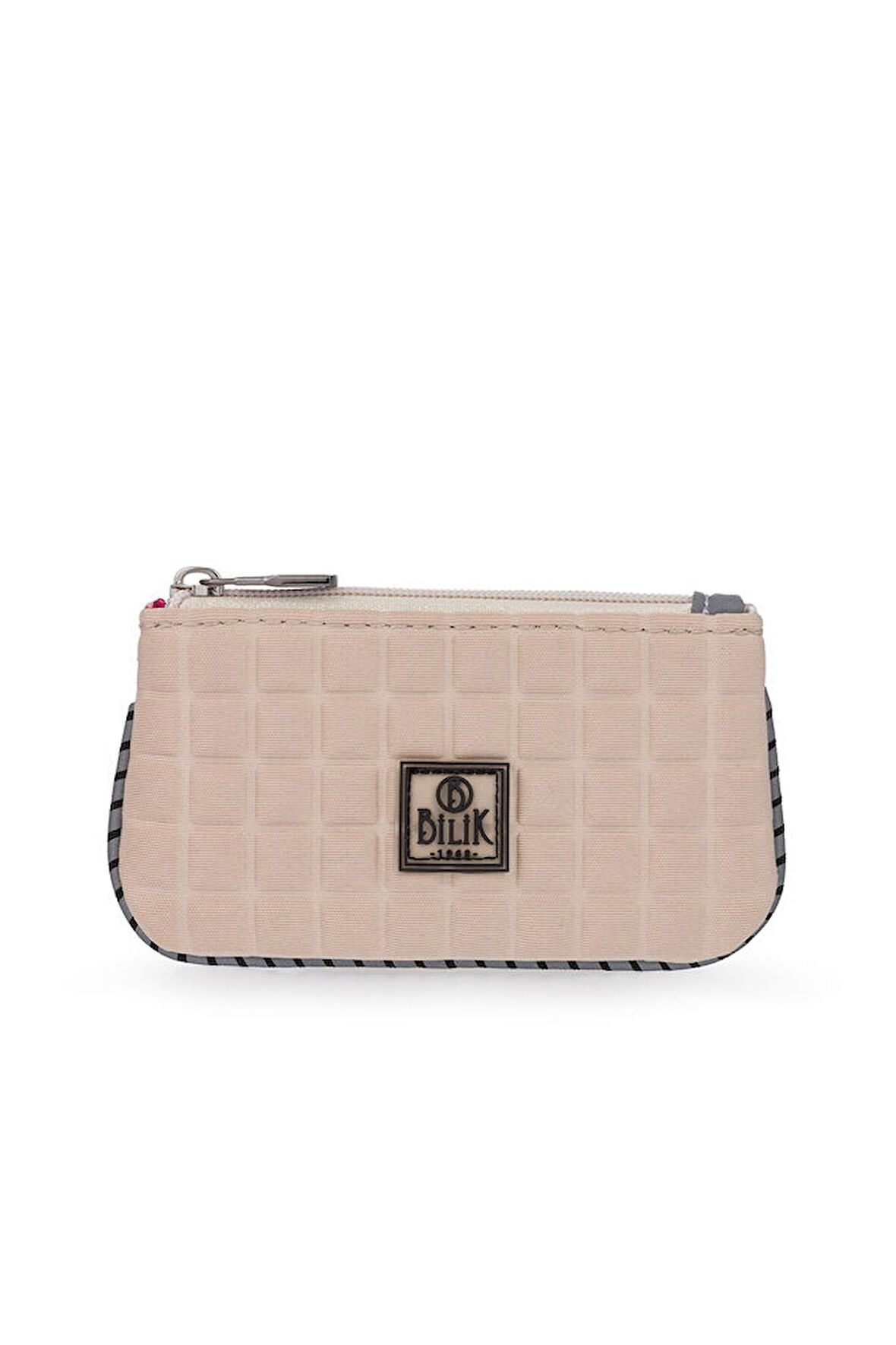 Bilik Deri Scuba Bozuk Paralık Bej Kadın Cüzdan ZİP