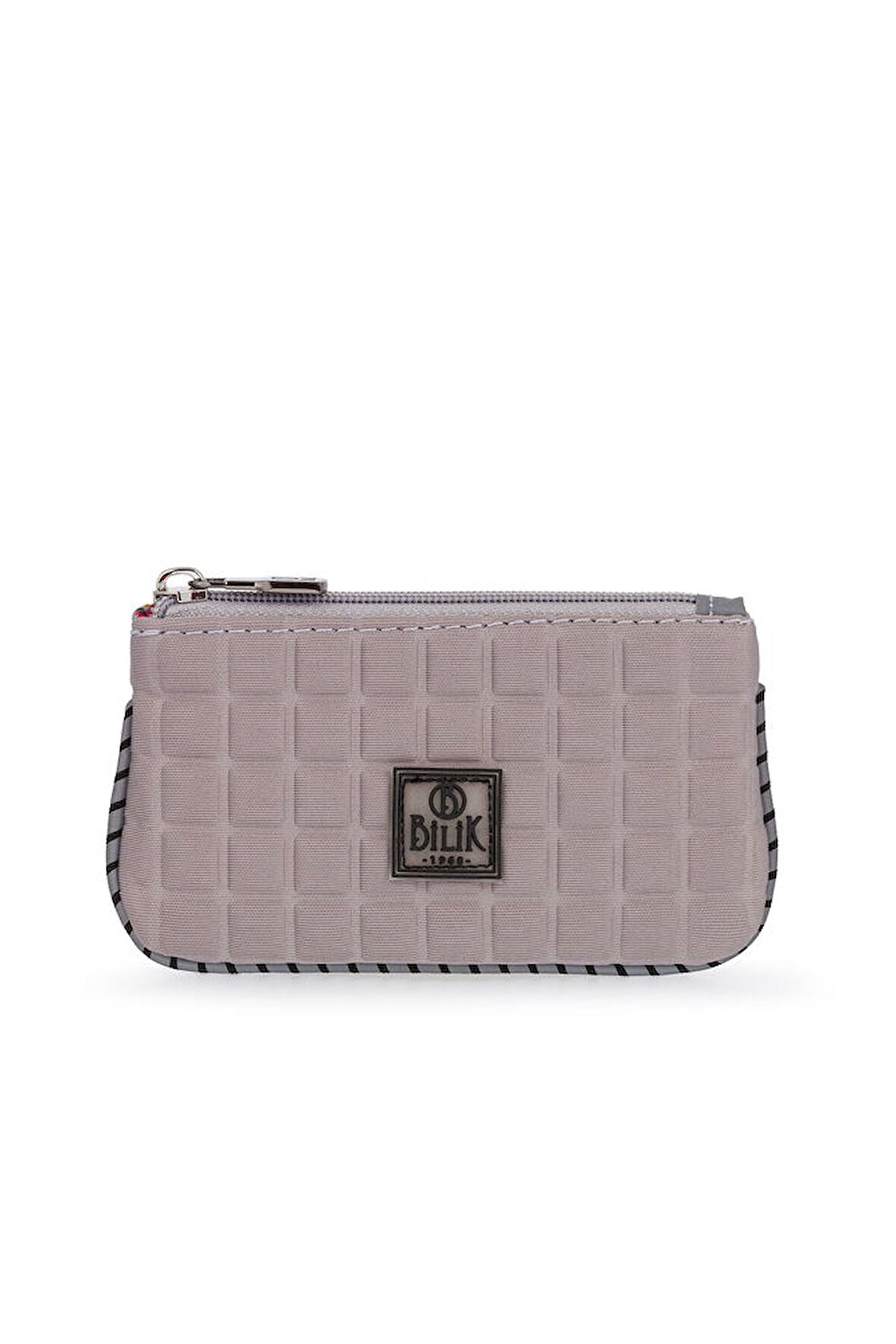 Bilik Deri Scuba Bozuk Paralık Gri Kadın Cüzdan ZİP