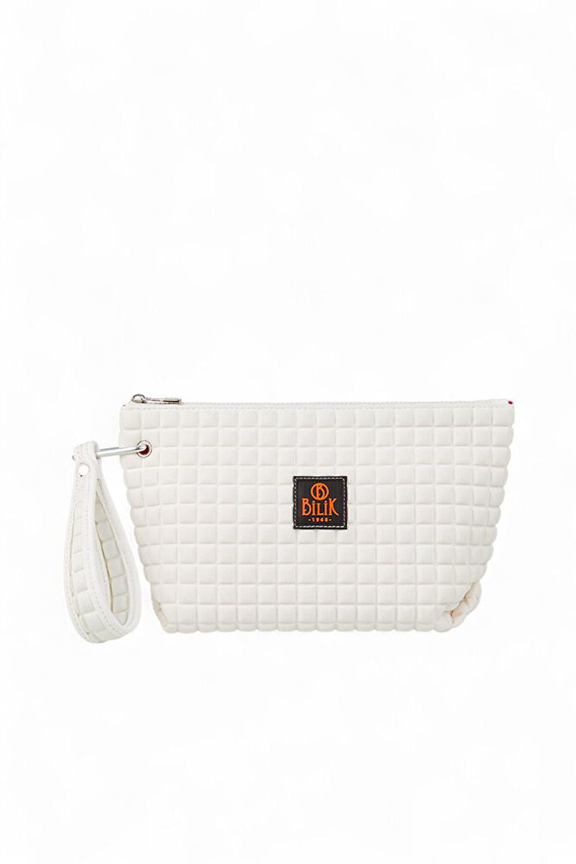 Bilik Deri Scuba Beyaz Kadın Portföy & Clutch Çanta YELİZ