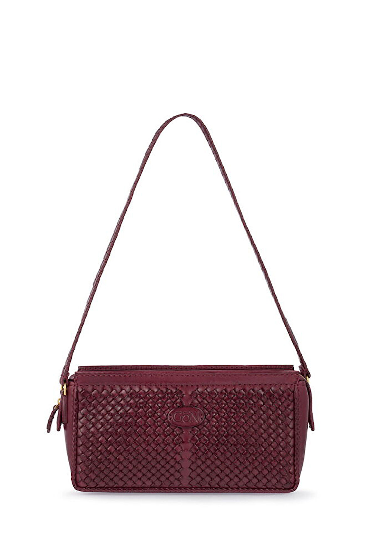 Gön Handmade Mor Kadın Omuz Çantası Yan