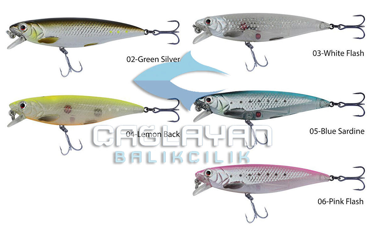 Savage gear 3D Twitch Minnow 6,6cm 5g Suni Yem 02-Green Silver