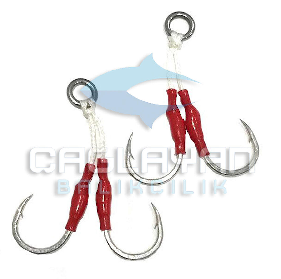 Savage gear Asist Hook 2 Adet 6 Double 80lbs