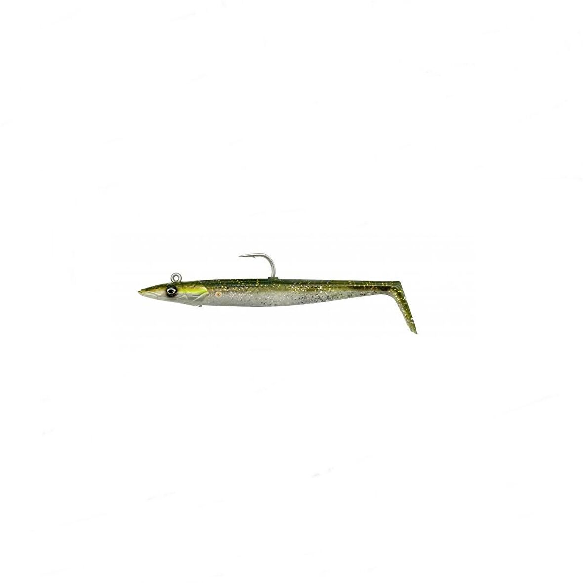 Savage Gear Sandeel V2 12 cm 22 gr Green Silver 2+1 Suni Yem 