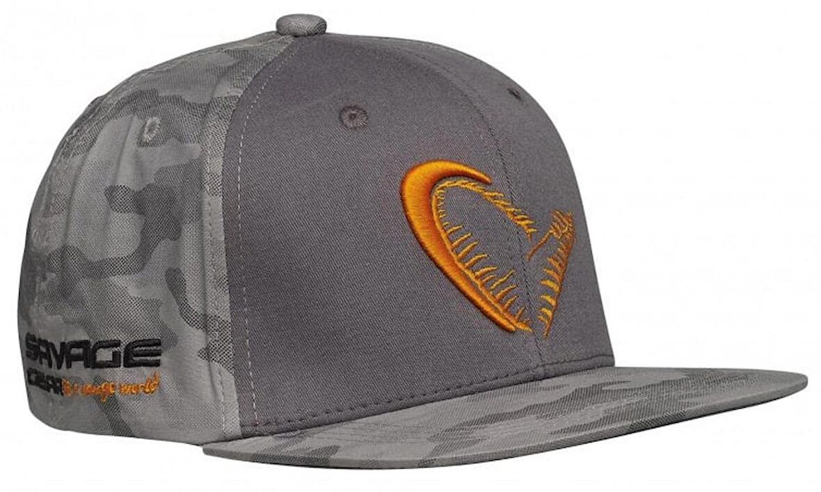 Savage Gear Flex Fit Camo Cap One Size Camo /Grey