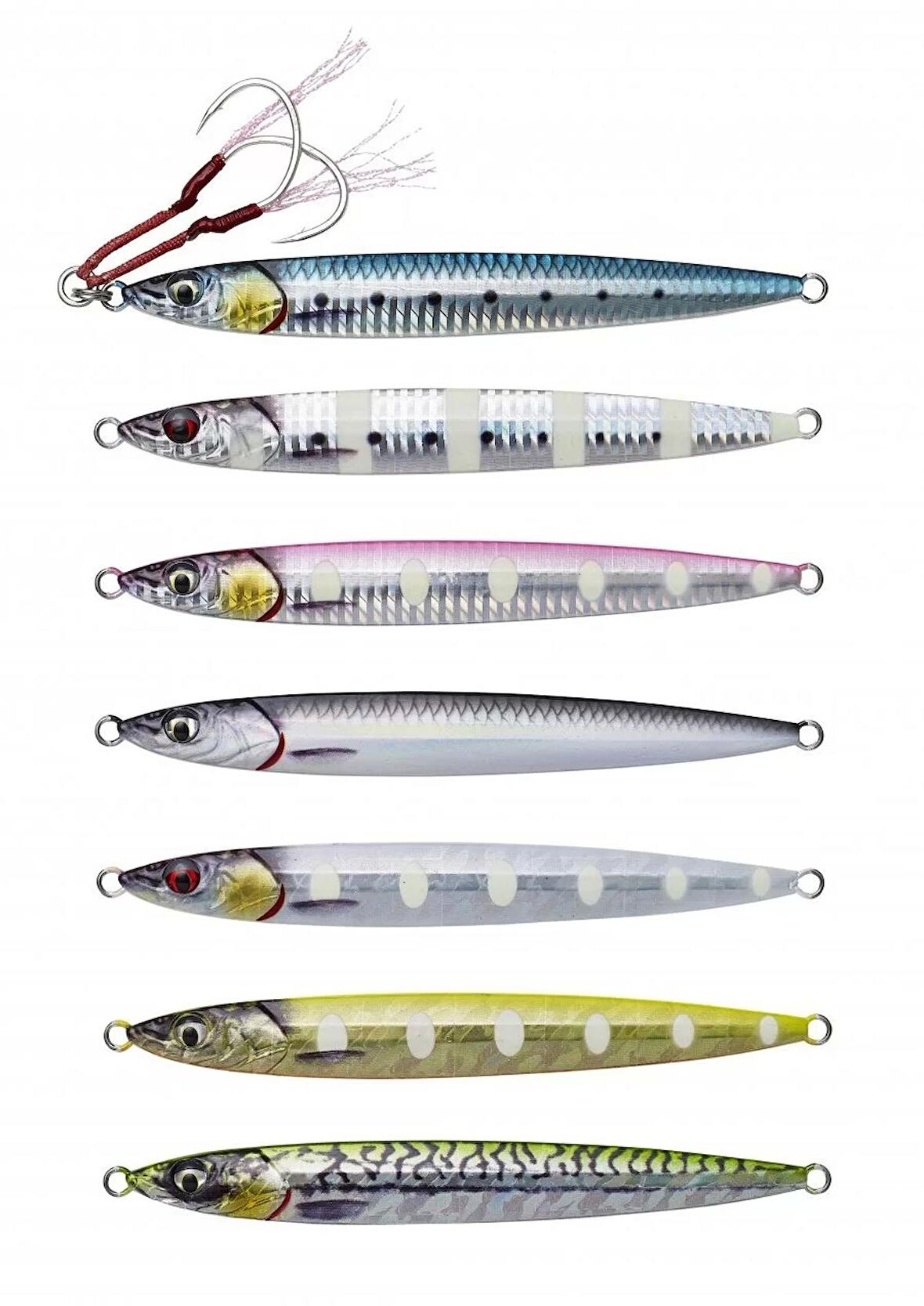 Savage Gear 3D Slim Jig Minnow 17 cm 150 gr Savage gear-Bone White Glow PHP