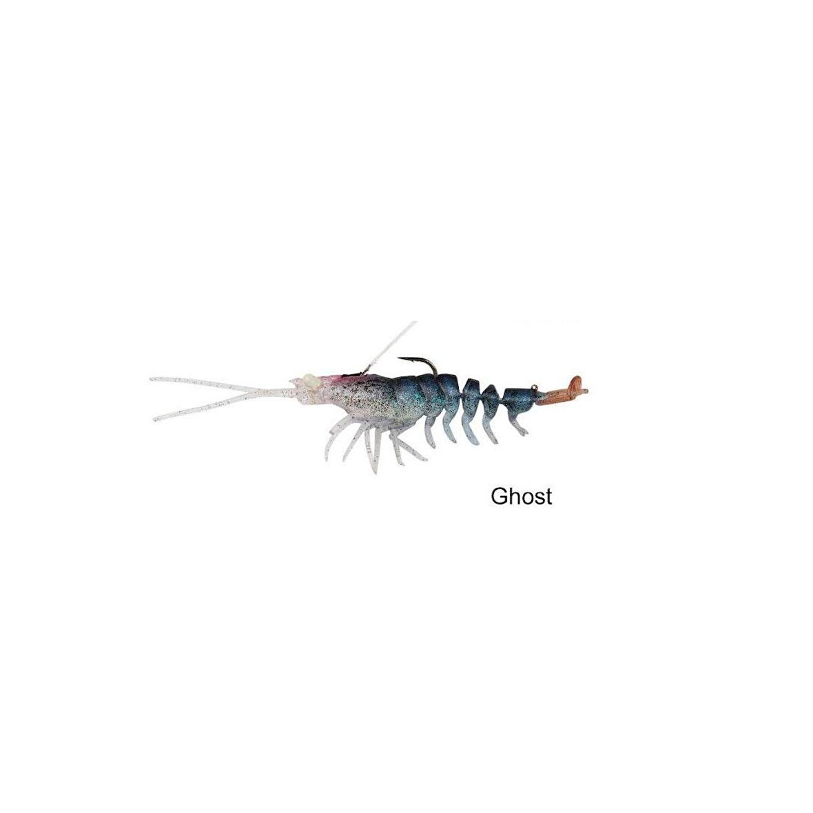 Savage Gear 3D Shrimp Weedless 9 cm 7 gr Suni Yem Ghost