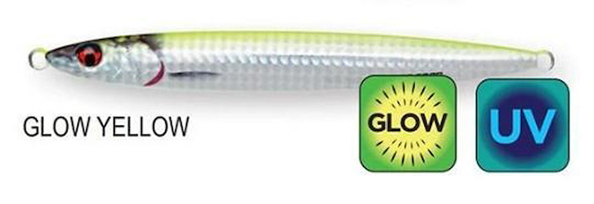 Savage Gear 3D Slim Jig Minnow 10cm 40gr Sahte Balık Glow Yellow