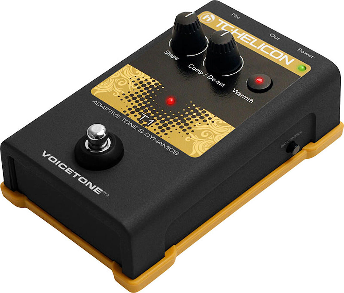 TC-Helicon VoiceTone Single T1 Vokal Pedalı