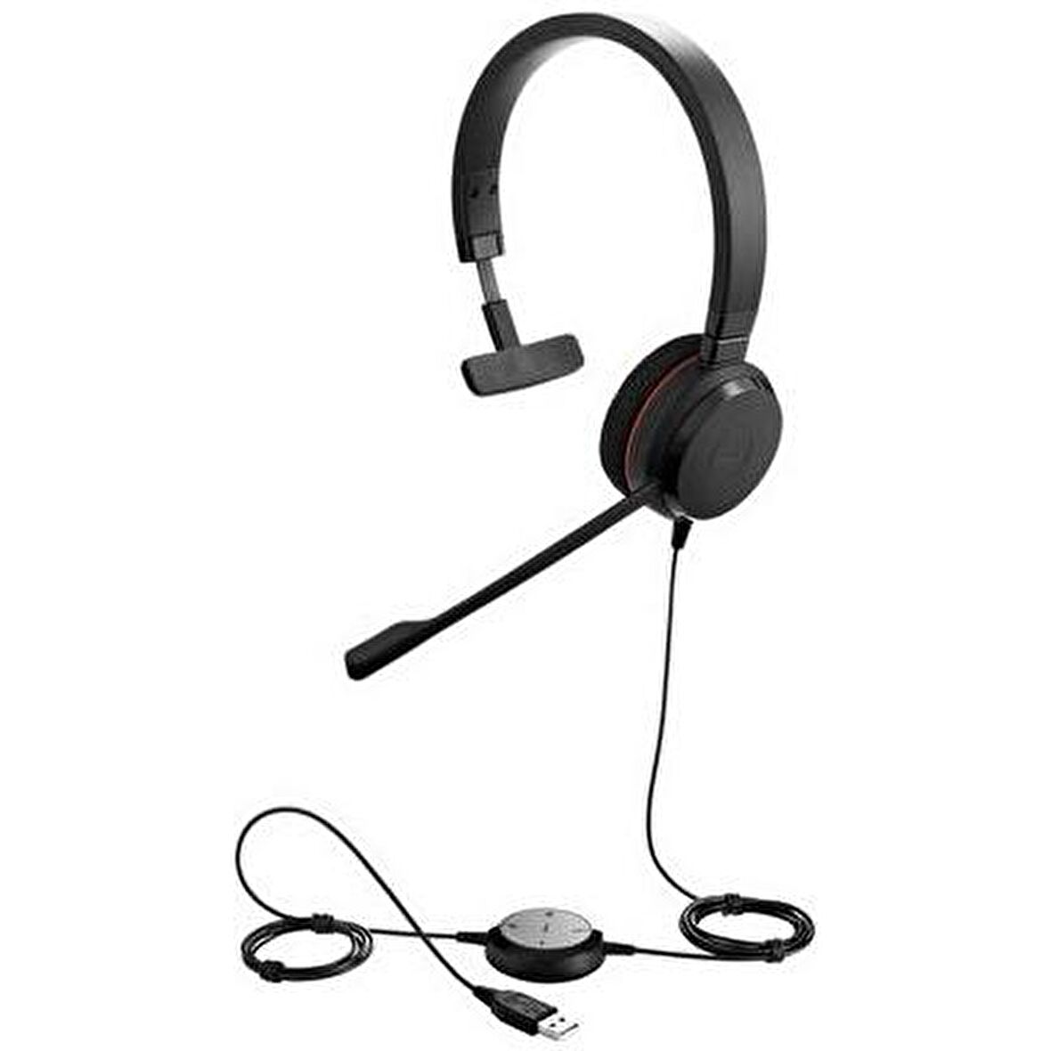 Jabra Evolve 20 Mono USB NC MS Kulak Üstü Kulaklık (Jabra Türkiye Garantili)