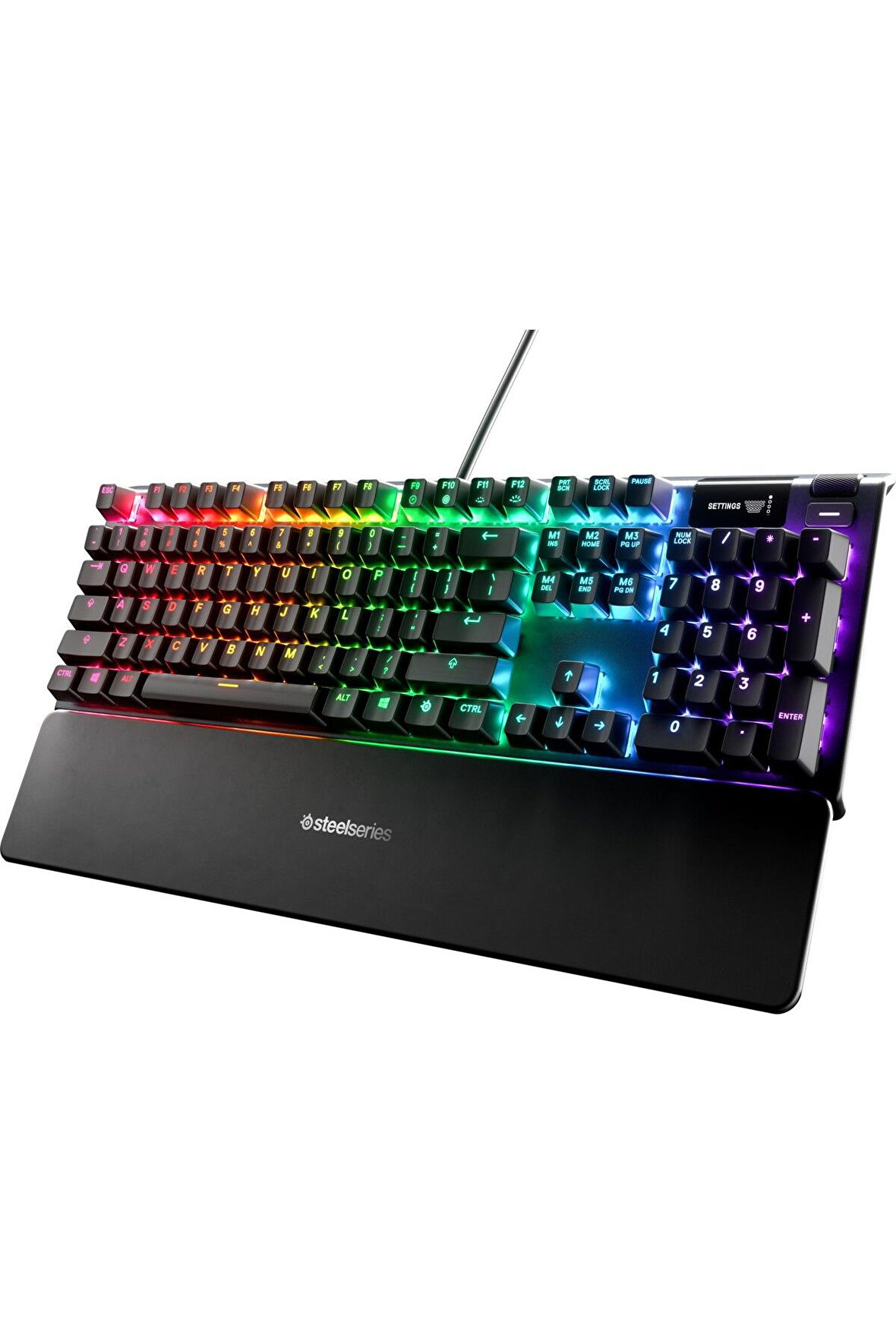 SteelSeries Apex 5 Hibrit RGB Blue Switch Kablolu Mekanik Oyuncu Klavyesi OUTLET