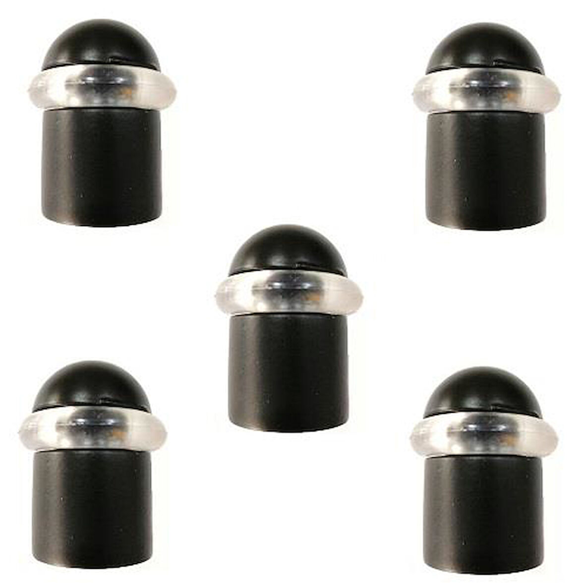 Kapı Tamponu Contalı Yere Montaj Siyah - 5 Adet