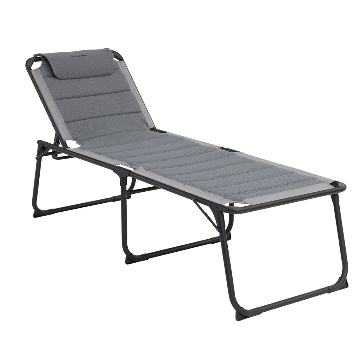 Outwell Samoa Premium Ultra Konforlu 5 Pozisyonlu Katlanır Şezlong Grey