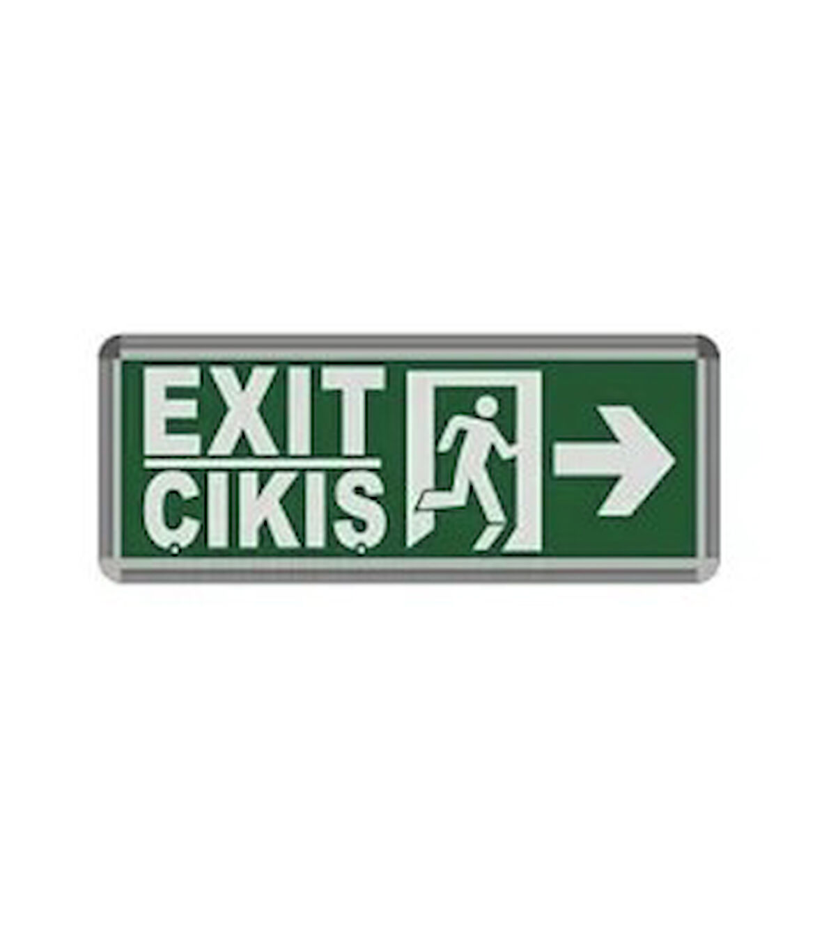 Exit Çıkış Acil Yönlendirme Armatürü Exit Çıkış Adamlı Sağ Sol