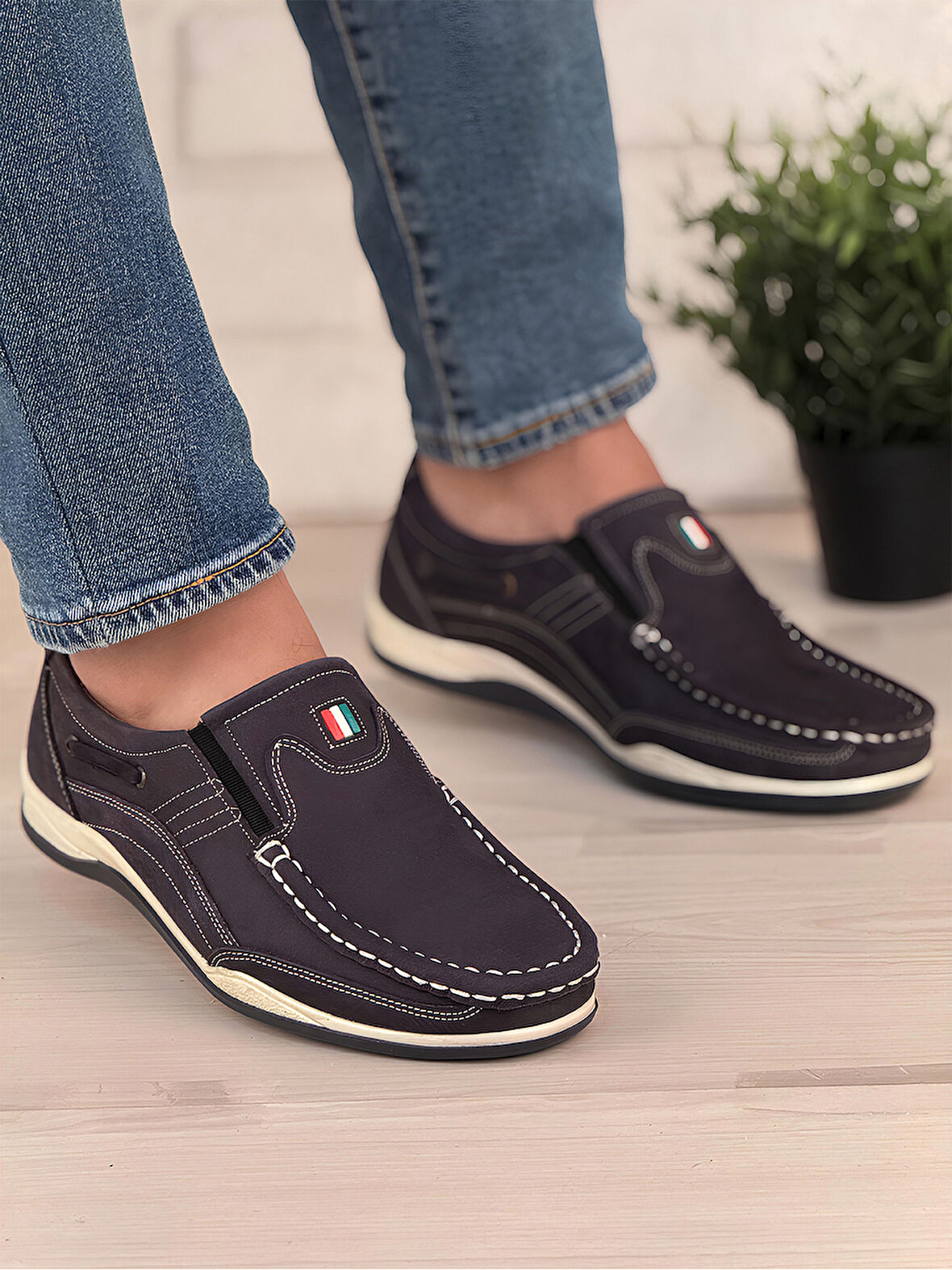 Ayakkabix Marin Hakiki Deri Yazlık Erkek Ayakkabı