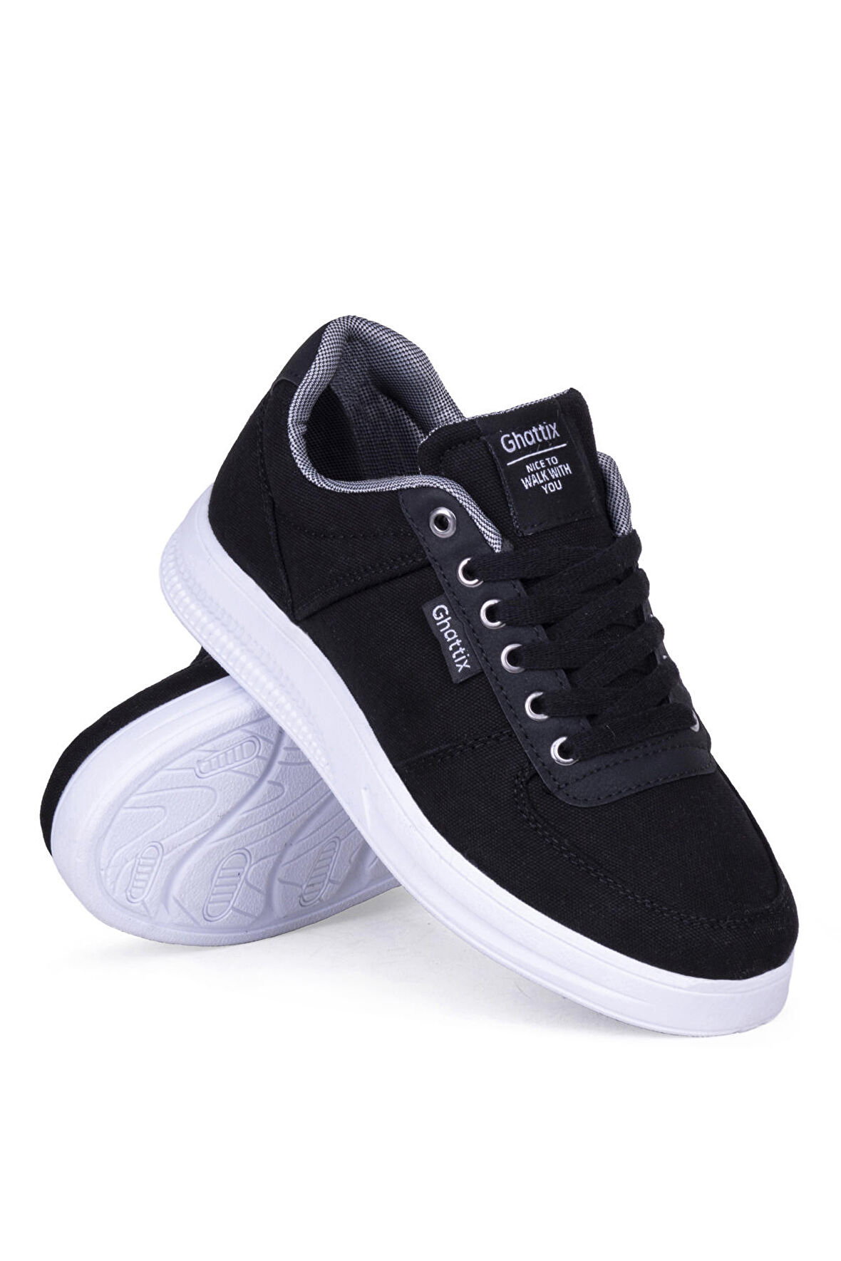 Ghattix Erkek Yazlık Günlük Keten Sneaker Ayakkabı