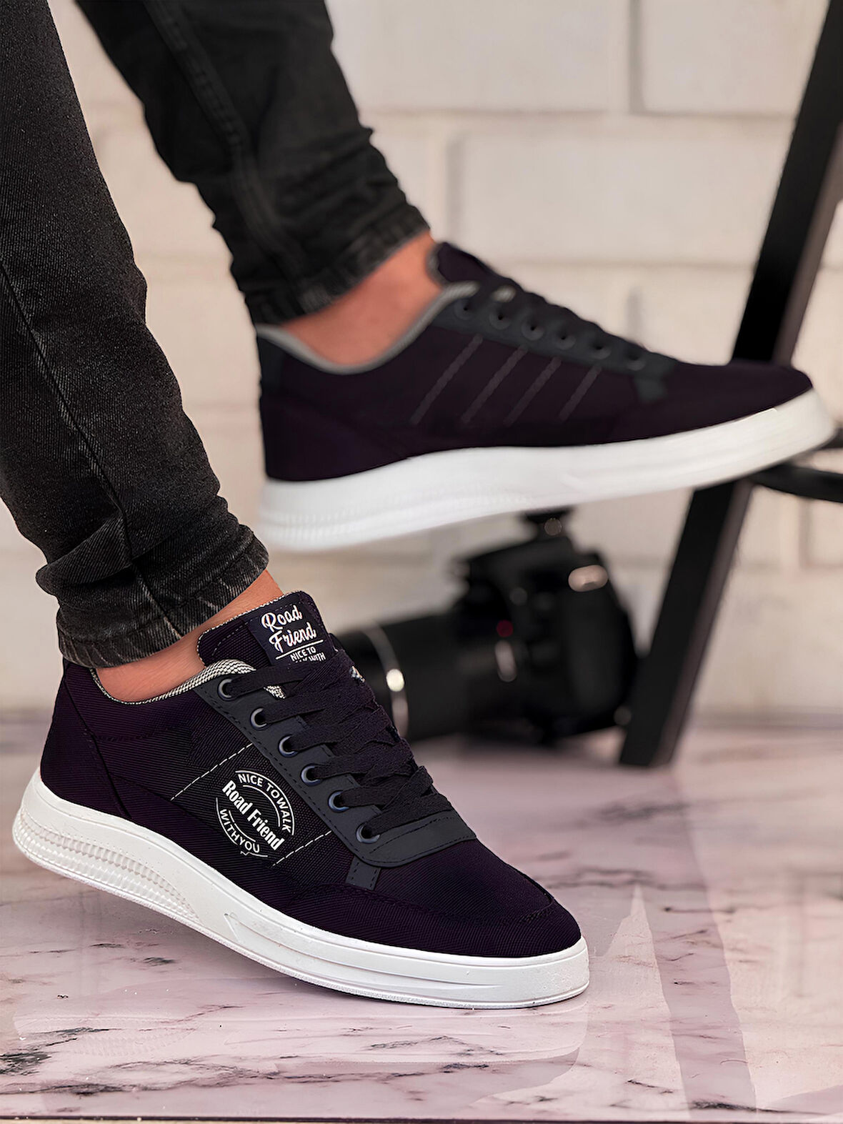 Ghattix Erkek Keten Sneaker Yazlık Mevsimlik Ayakkabı