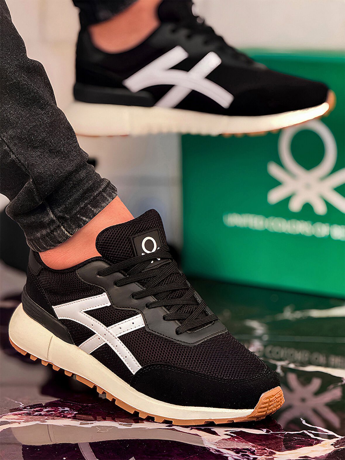 Benetton Erkek Sneaker Ayakkabı 988