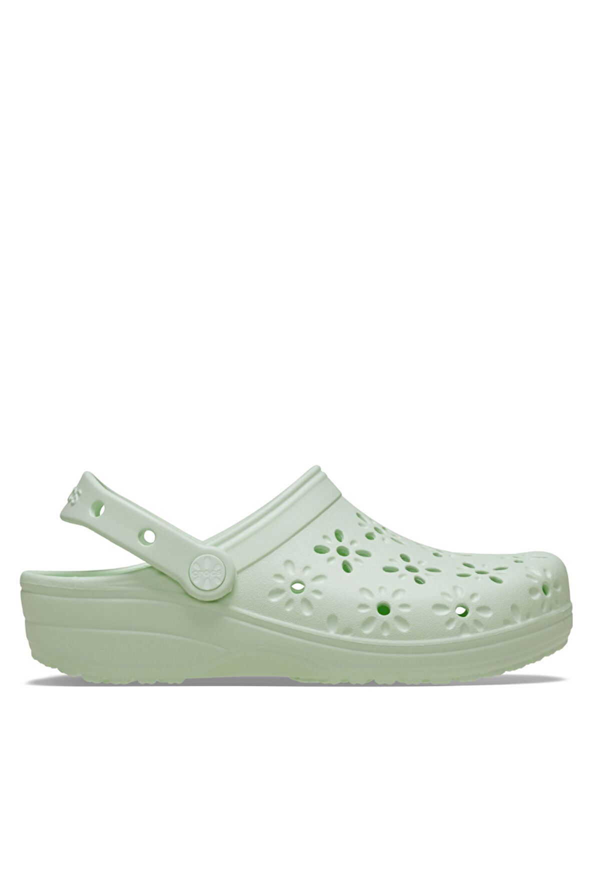 Crocs Classic Floral Cut Out Clog Kadın Terlik