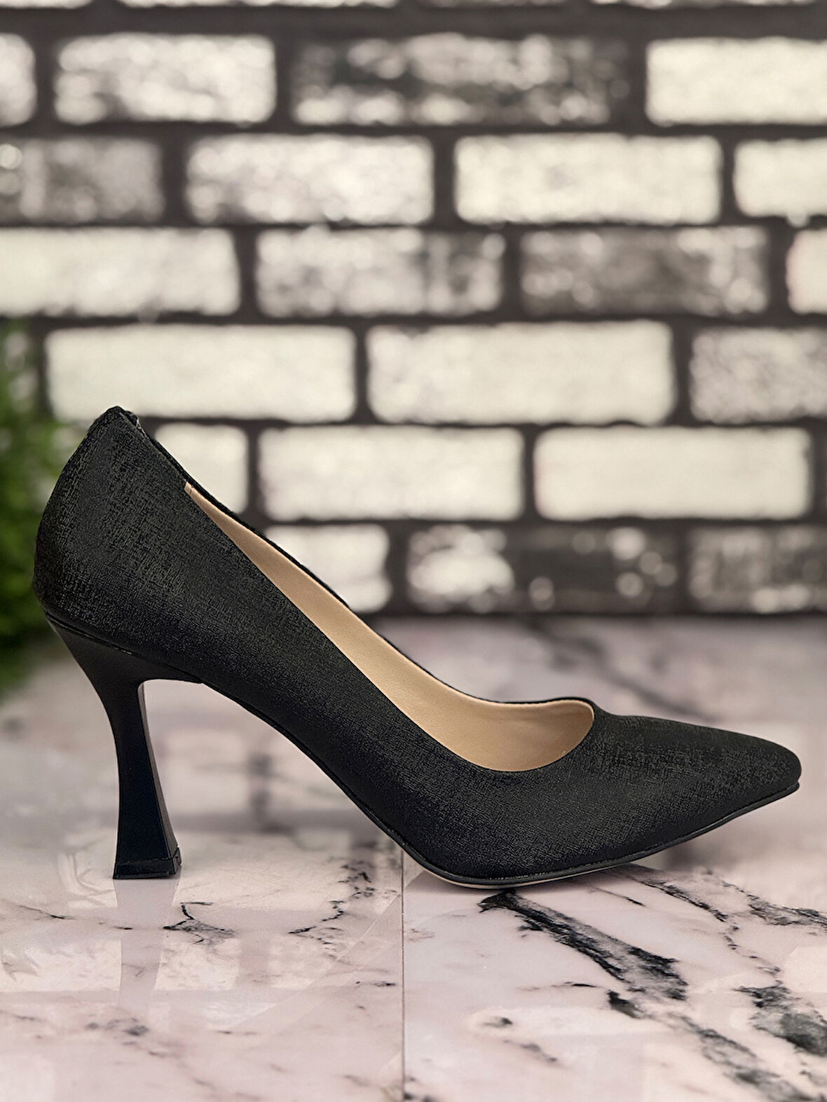 Ghattix B09 Stiletto Topuklu Zarif Şık Kadın Ayakkabı