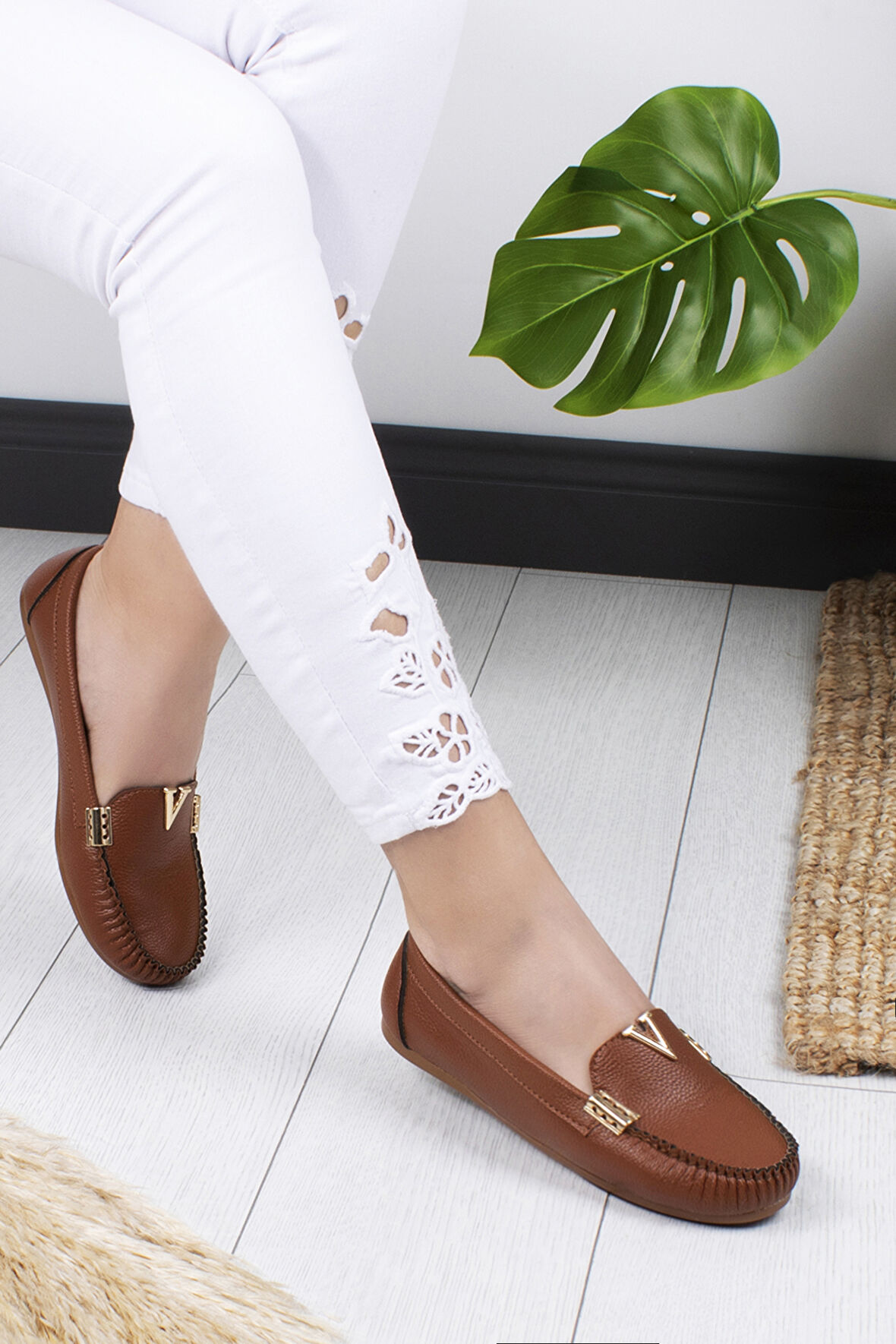 Khayt Flora Casual Günlük Kadın Babet Ayakkabı