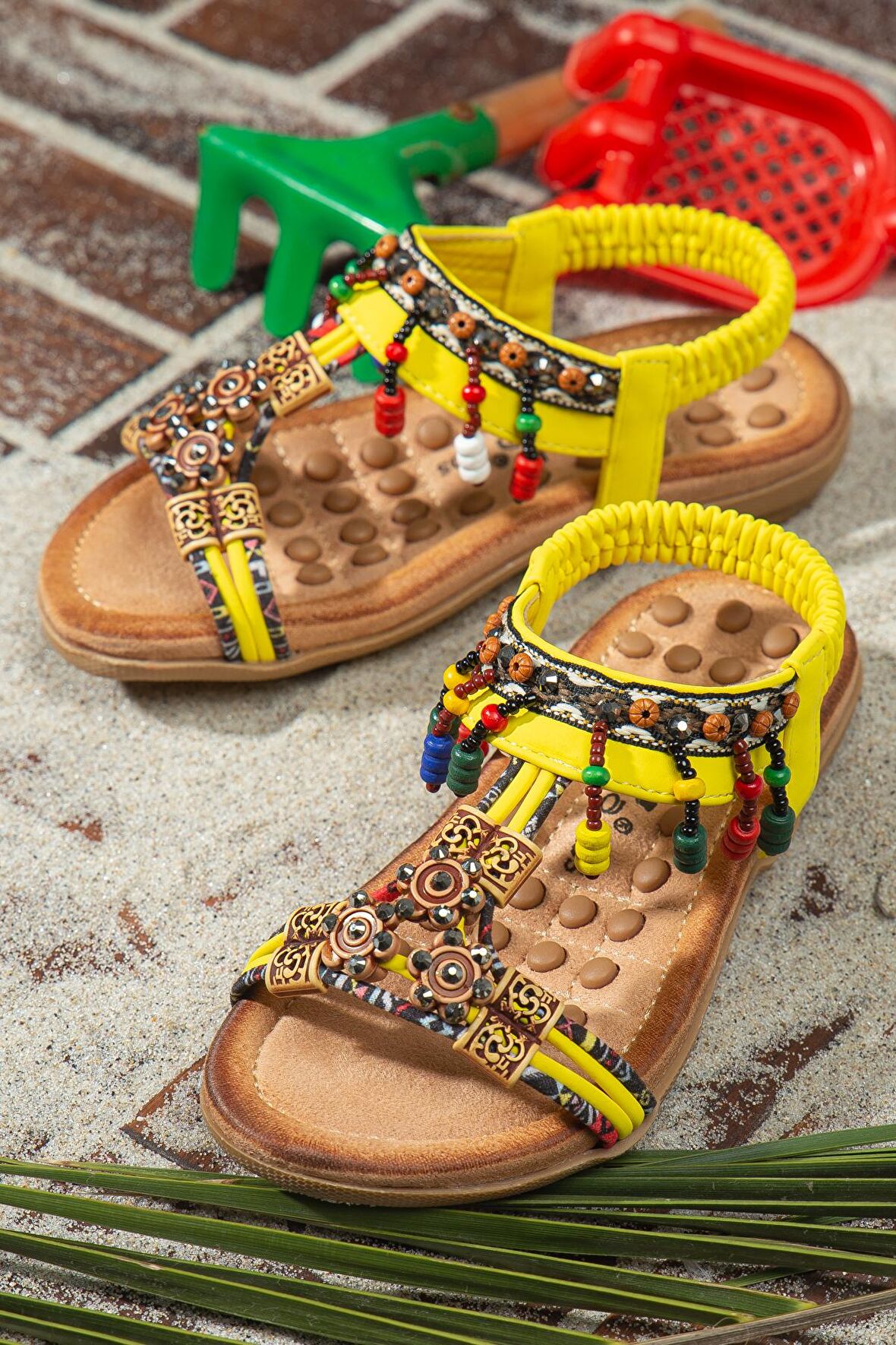 Khayt Princess Anatomik Fashion Taşlı Çocuk Sandalet