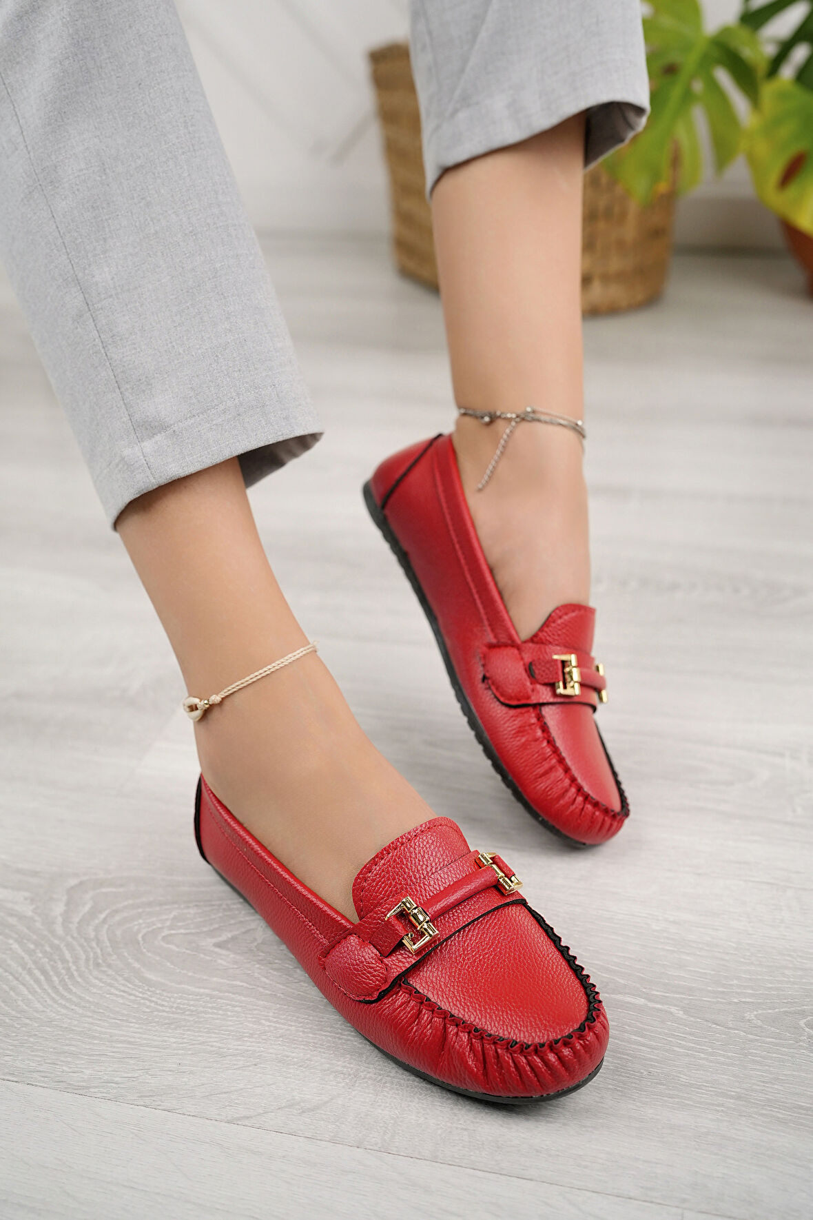 Khayt Daisy Casual Günlük Kadın Babet Ayakkabı