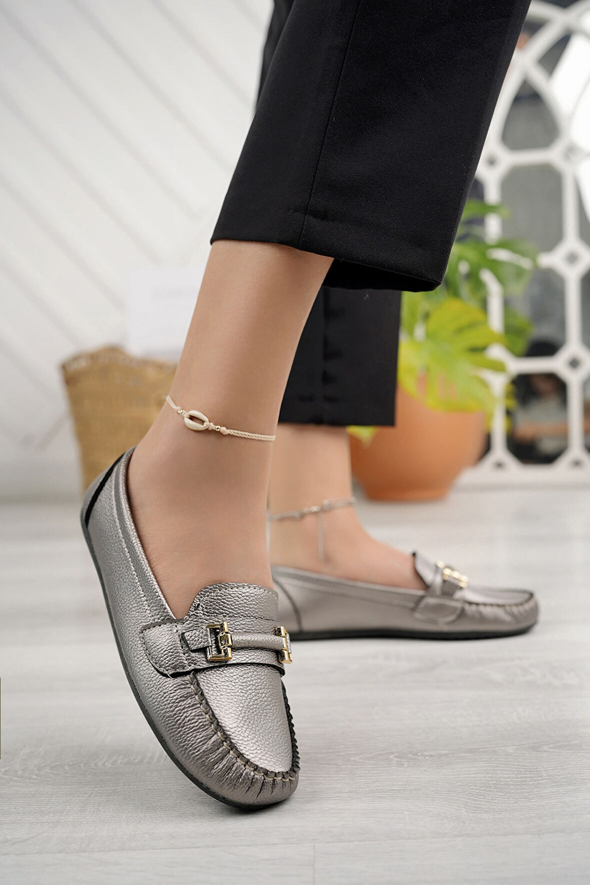 Khayt Daisy Casual Günlük Kadın Babet Ayakkabı